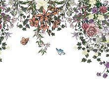 Papier peint panoramique fleur Spring Floral