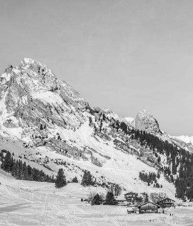 Papel pintado Chalet alpino panorámico
