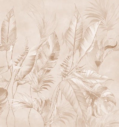 Elegante papel pintado selva polvorienta