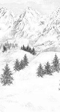 Papel pintado de la montaña de Chamonix