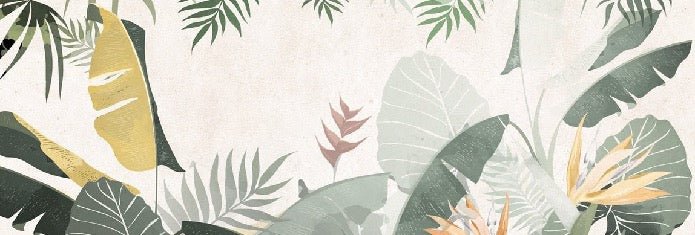 Papel pintado personalizado verde amarillo