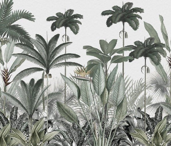 Papier peint panoramique jungle tree, XXL, tendance