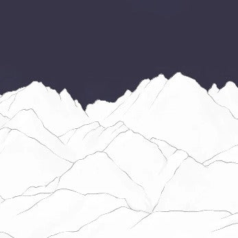 Papel pintado Macizo de los Écrins panorámico
