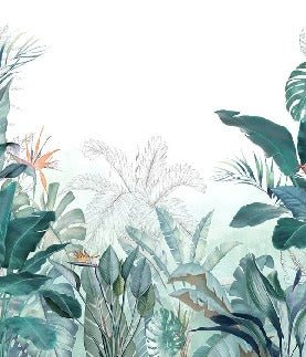 Papier peint panoramique tropical quintessence, XXL, tendance