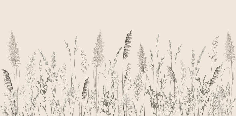 Papier peint panoramique prairie sauvage