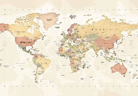 Fondo de escritorio de exploración panorámica del mapa del mundo