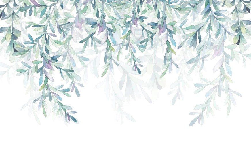 Papel pintado de estilo vegetal y escandinavo