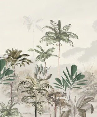 Papier peint panoramique jungle eden vert, XXL, tendance