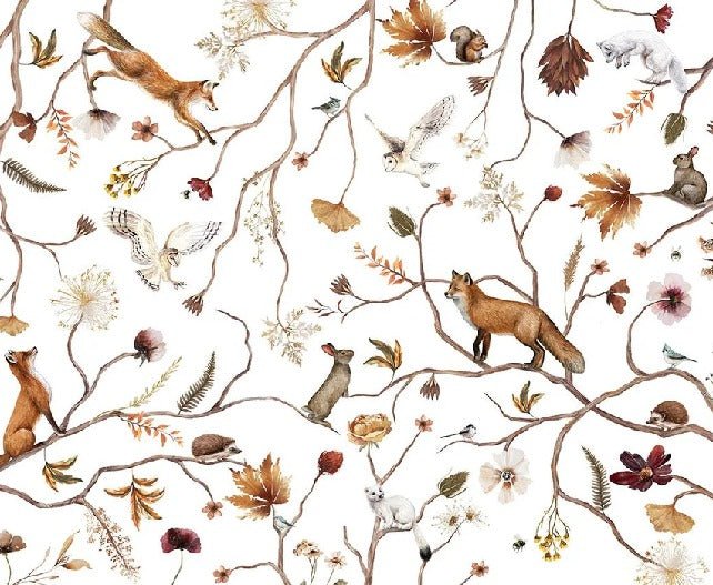 Papier peint enfant forêt aventure, XXL, tendance