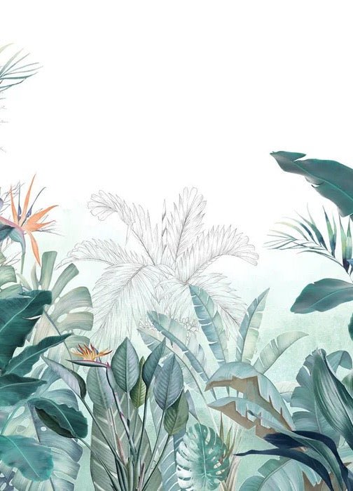 Papel pintado panorámico tropical quintessence