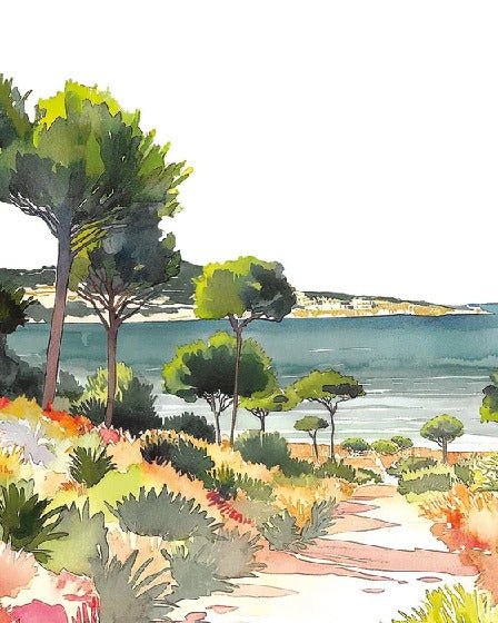 Papel pintado panorámico aire veraniego