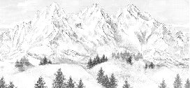 Papel pintado de la montaña de Chamonix