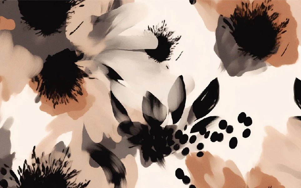 Fondo de flores hipnóticas