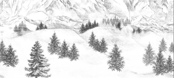 Papel pintado de la montaña de Chamonix