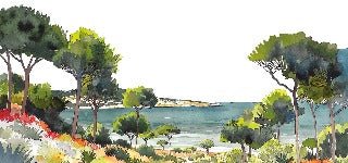 Papel pintado panorámico de verano