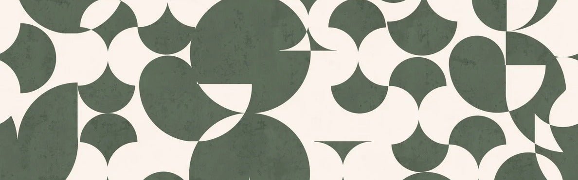 Papel pintado gráfico retro para restaurantes