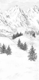 Papel pintado de la montaña de Chamonix