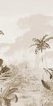 Papel pintado panoramico jungle eden sepia