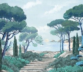 Papel pintado Paseo por los arroyos