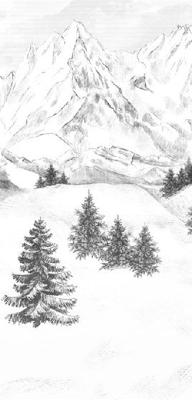 Papel pintado de la montaña de Chamonix