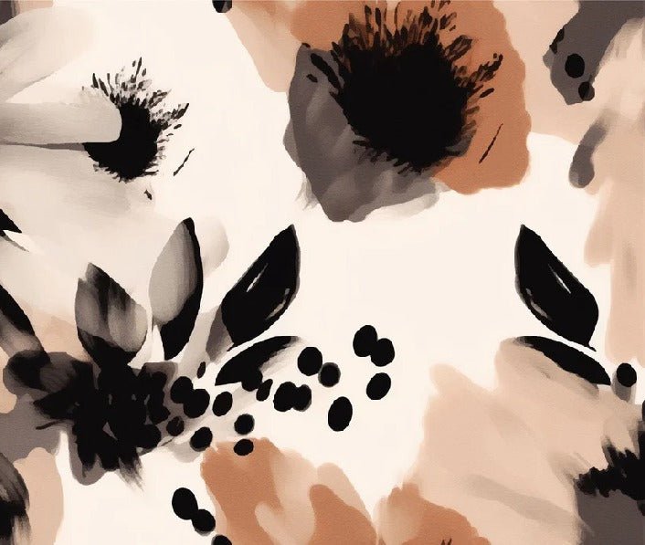 Fondo de flores hipnóticas