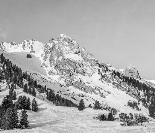 Papel pintado Chalet alpino panorámico