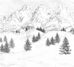 Papel pintado de la montaña de Chamonix