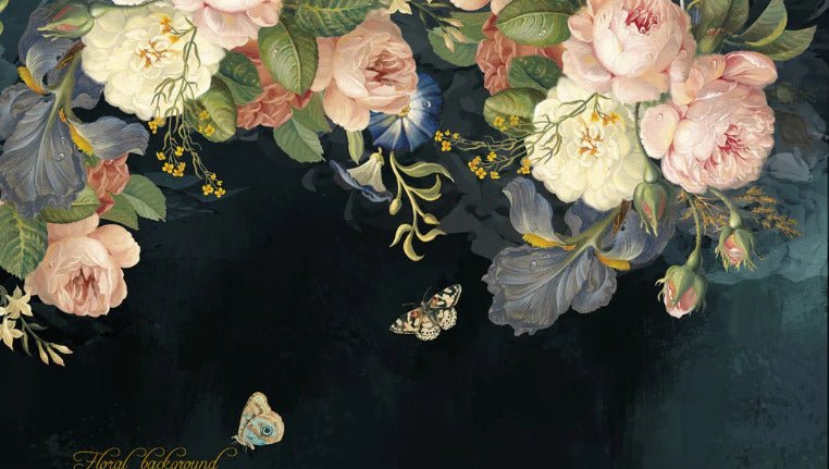 Papier peint Romantique Retro, XXL, tendance