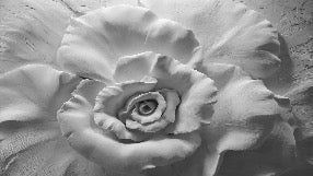 Papel pintado 3D Escultura floral
