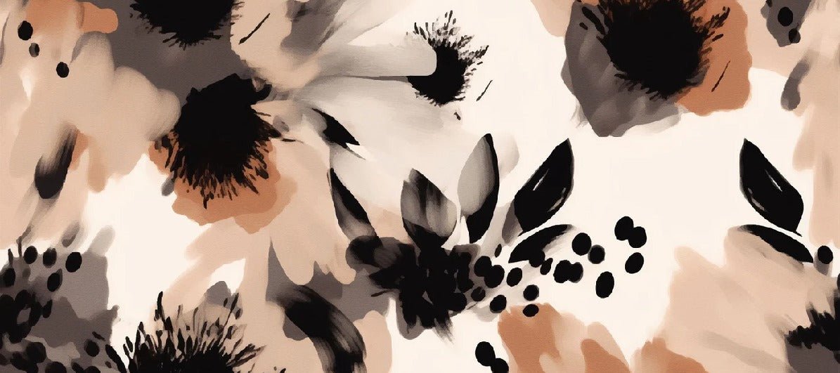 Fondo de flores hipnóticas