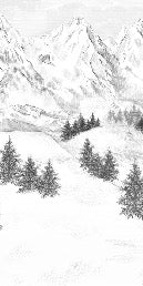Papel pintado de la montaña de Chamonix