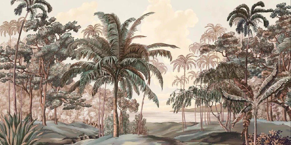 Papel pintado paisaje Célèbes terra