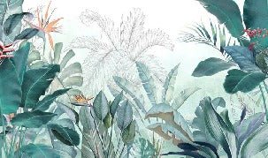 Papel pintado panorámico Quintaesencia tropical