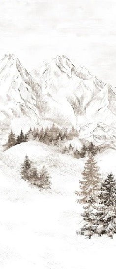 Papel pintado Montaña de los Alpes