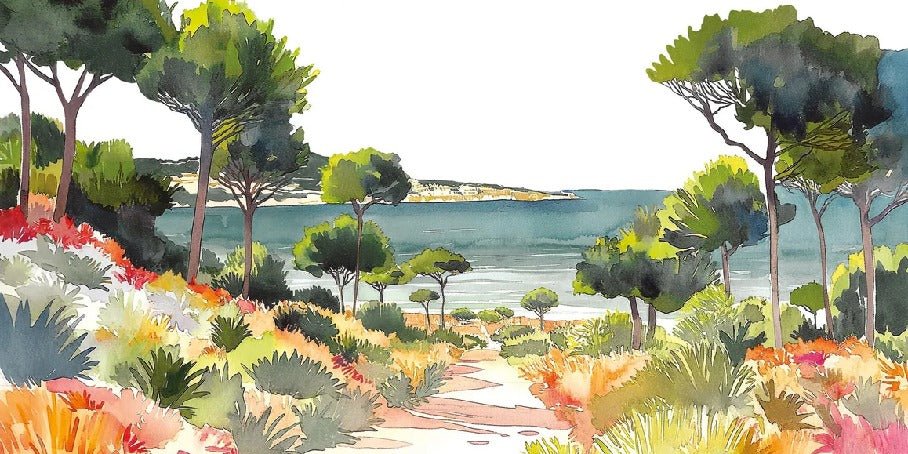 Papel pintado panorámico de verano