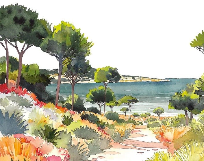 Papel pintado panorámico de verano