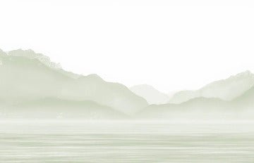Papel pintado Annecy y su apacible lago verde