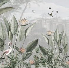 Papier peint mirage tropical, XXL, tendance