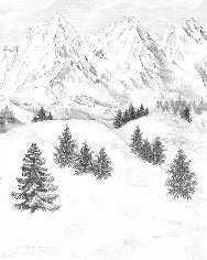 Papel pintado de la montaña de Chamonix