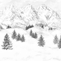 Papel pintado de la montaña de Chamonix