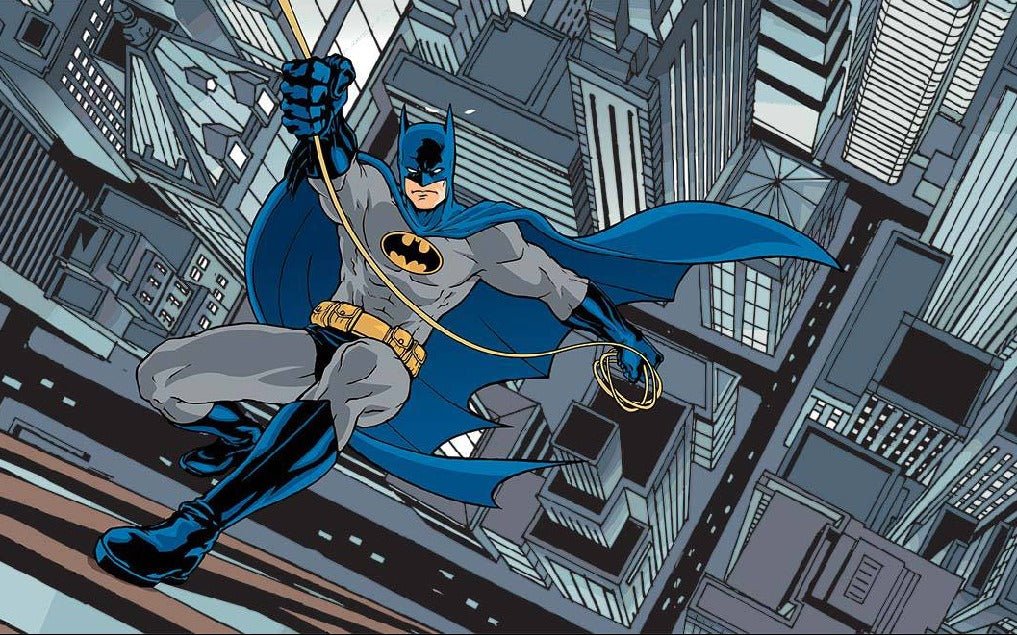 Papel pintado panoramico heroe batman BD escalada torre ciudad