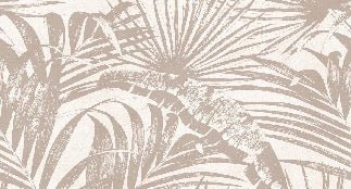 Papel pintado Hoja de selva monocromo