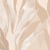 Papel pintado de tela floral beige