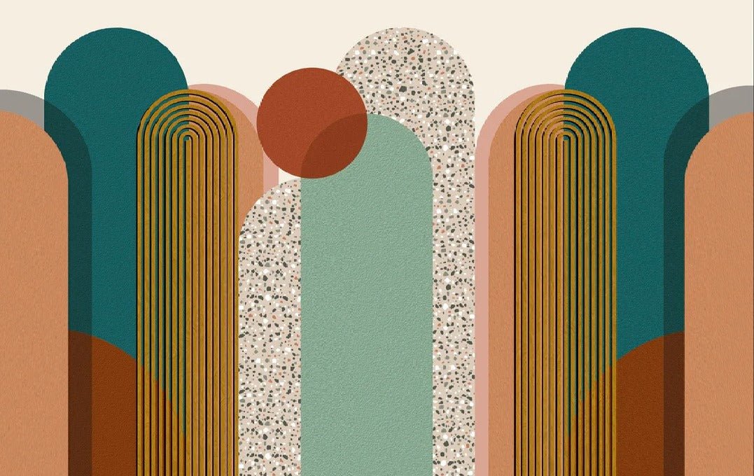 Papier peint Art pop déco graphique tendance