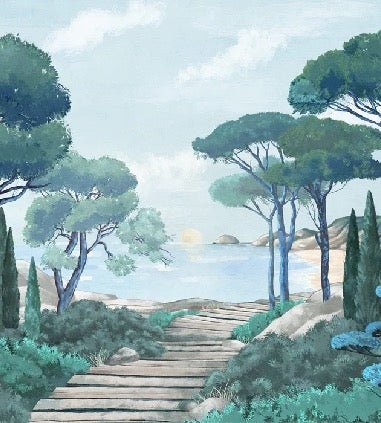 Papel pintado Paseo por los arroyos