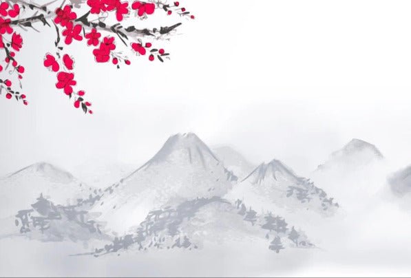 Papier peint zen paysage minimaliste, XXL, tendance