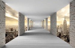 Papier peint trompe l'oeil New York Hall, XXL, tendance