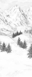 Papel pintado de la montaña de Chamonix