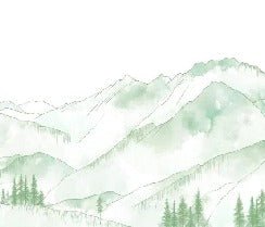 Papel pintado Aravis verde claro