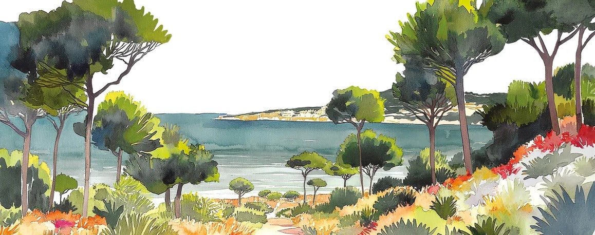 Papel pintado panorámico de verano